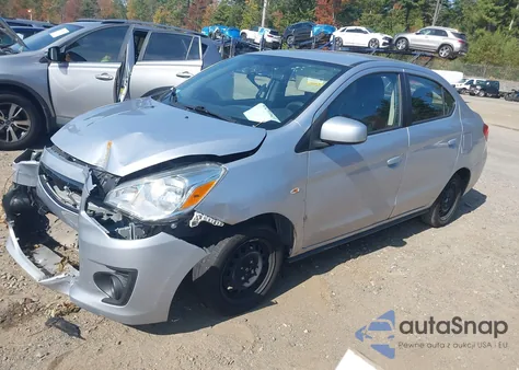 2020 Mitsubishi Mirage G4 Es z USA, uszkodzony, nr VIN ML32F3FJ8LHF12271
